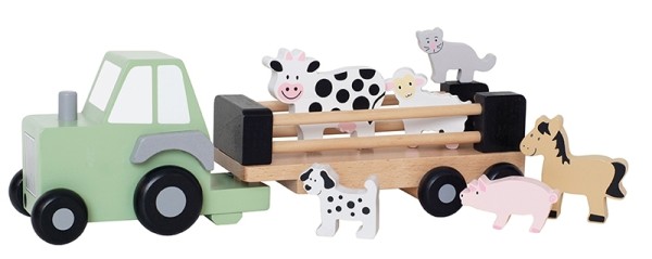 Traktor mit Tieren (Neues Design)