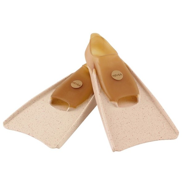Schwimmflossen - Naturkautschuk / upcycled / Mottled Peach (Gr. 30-33)