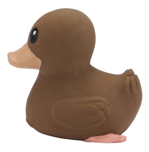 Badeente Kawan mini - Naturkautschuk / Choco Latte