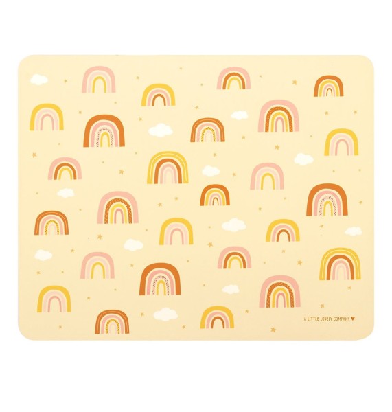 Platzset/Tischset / Regenbogen